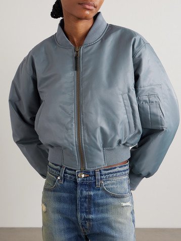 ANINE BING Leon padded shell bomber jacket