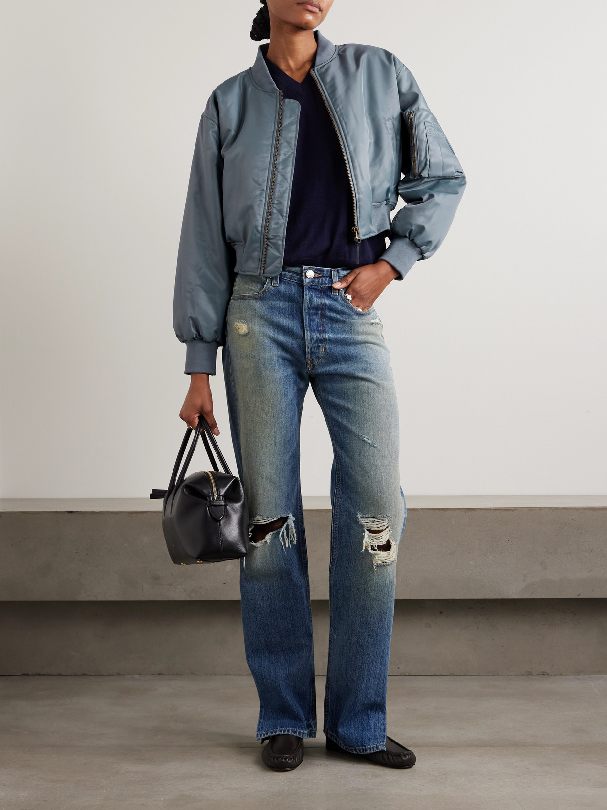 Leon Padded Shell Bomber Jacket