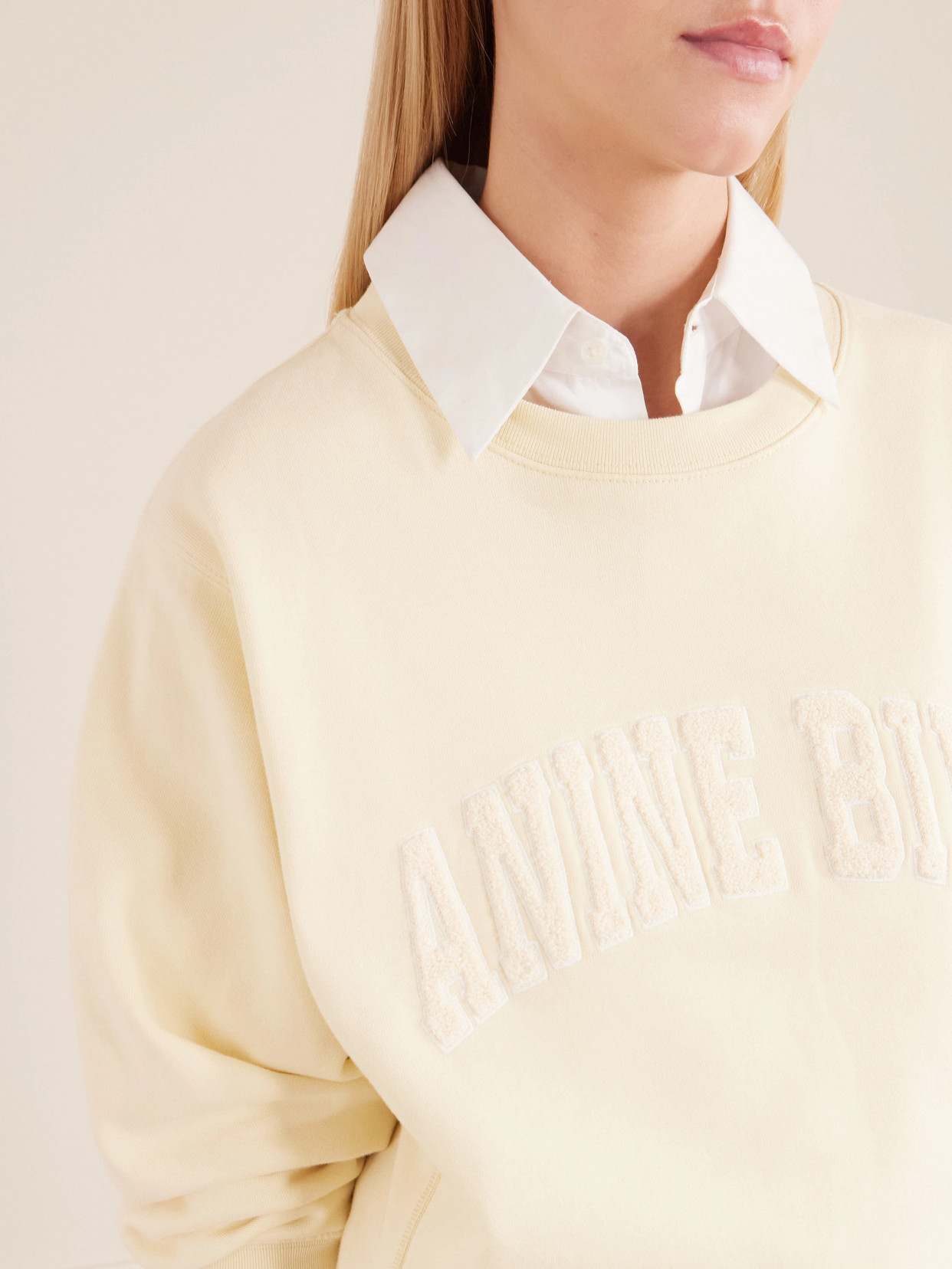 Appliquéd Cotton-Fleece Sweatshirt