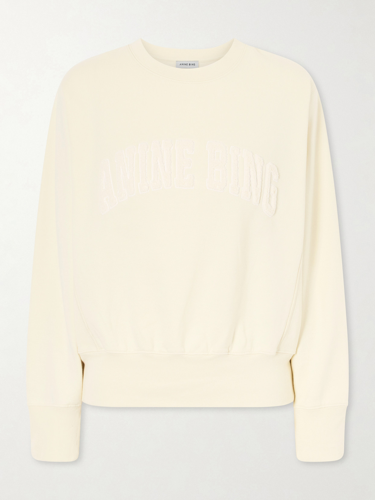 Appliquéd Cotton-Fleece Sweatshirt