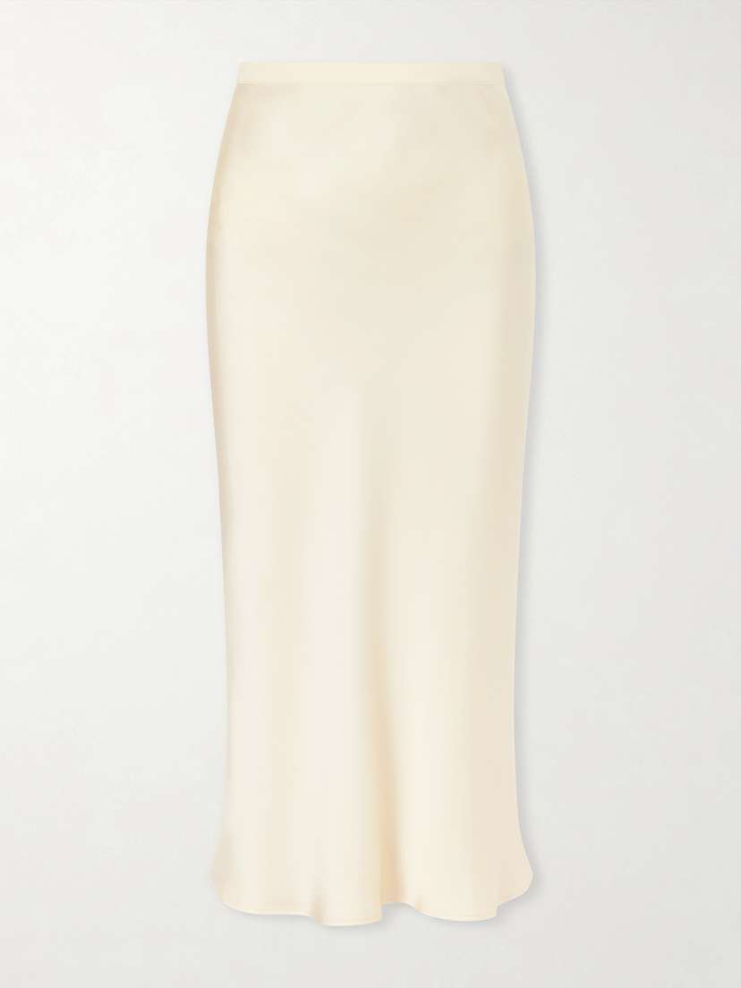 Anine Bing Bar Silk-charmeuse Midi Skirt | Thumbnail 6