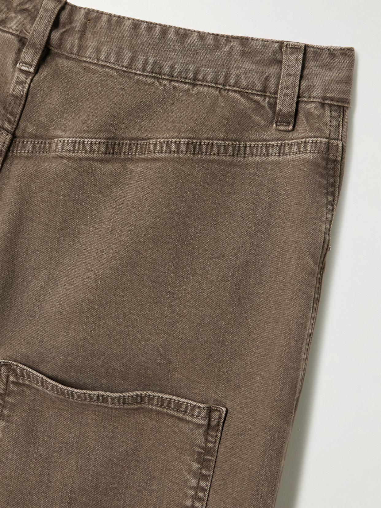 Mid-Rise Tapered Jeans