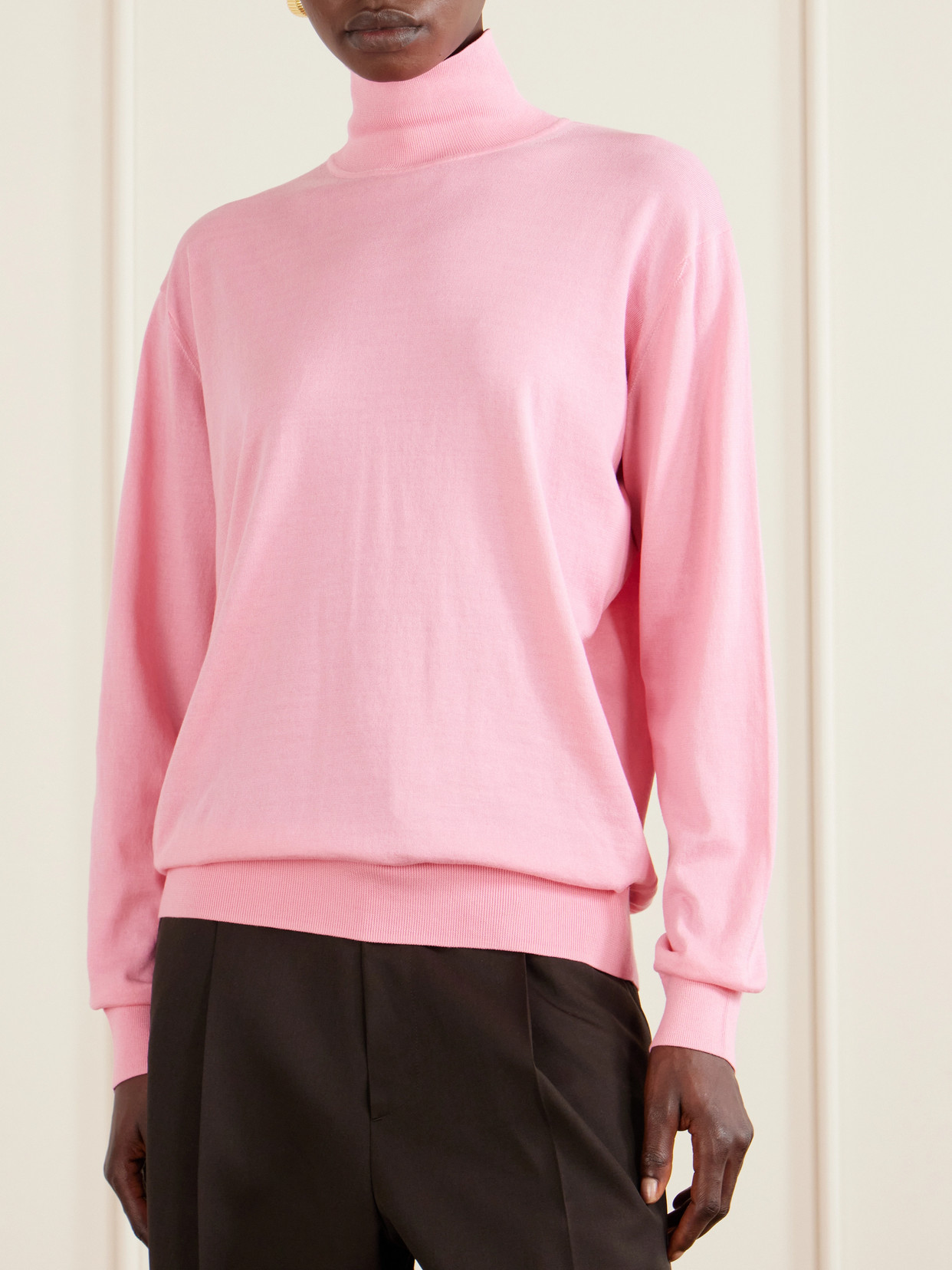 Cotton Turtleneck Sweater