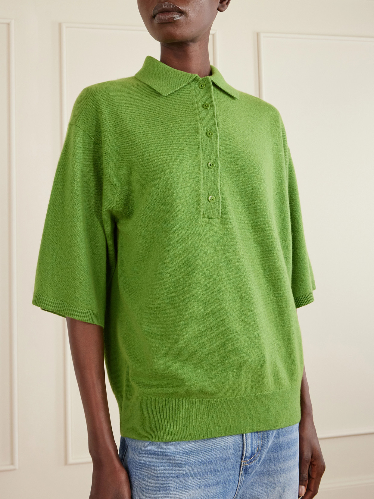 And Cashmere-Blend Polo