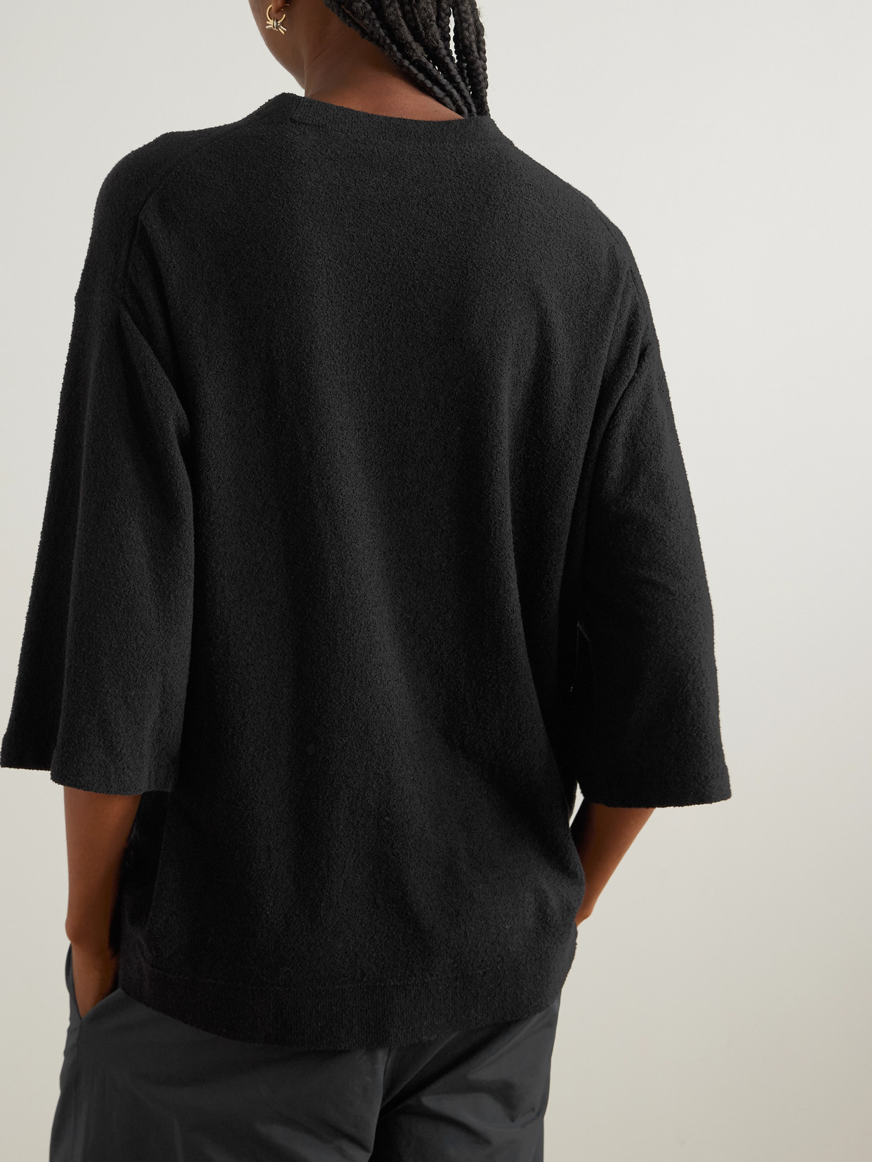 Sable Cotton-Blend Jersey T-Shirt