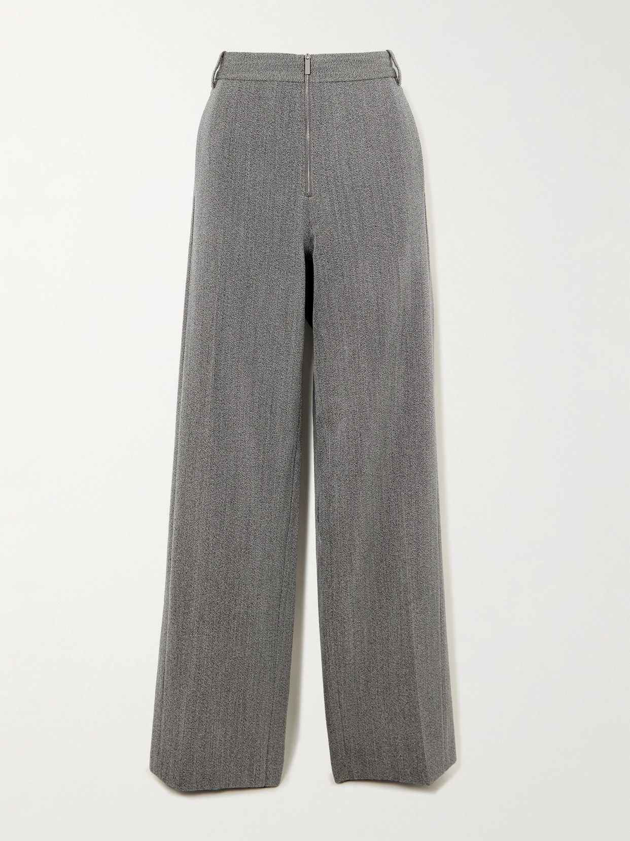 Tibi Wool Straight-leg Pants In Multi