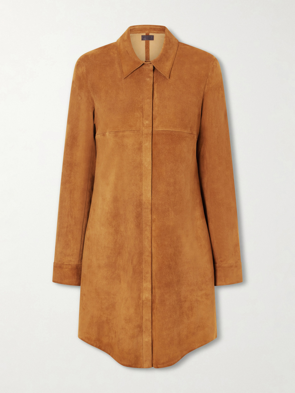 Stouls Geraldine Suede Dress In Brown