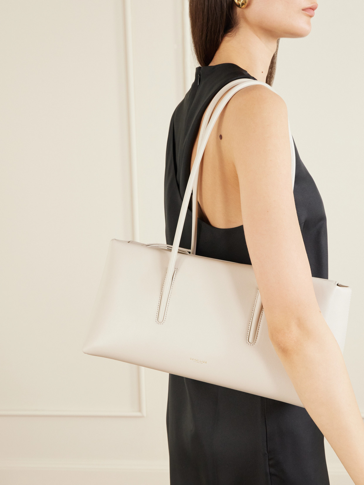 The Stockholm Textured-Leather Shoulder Bag
