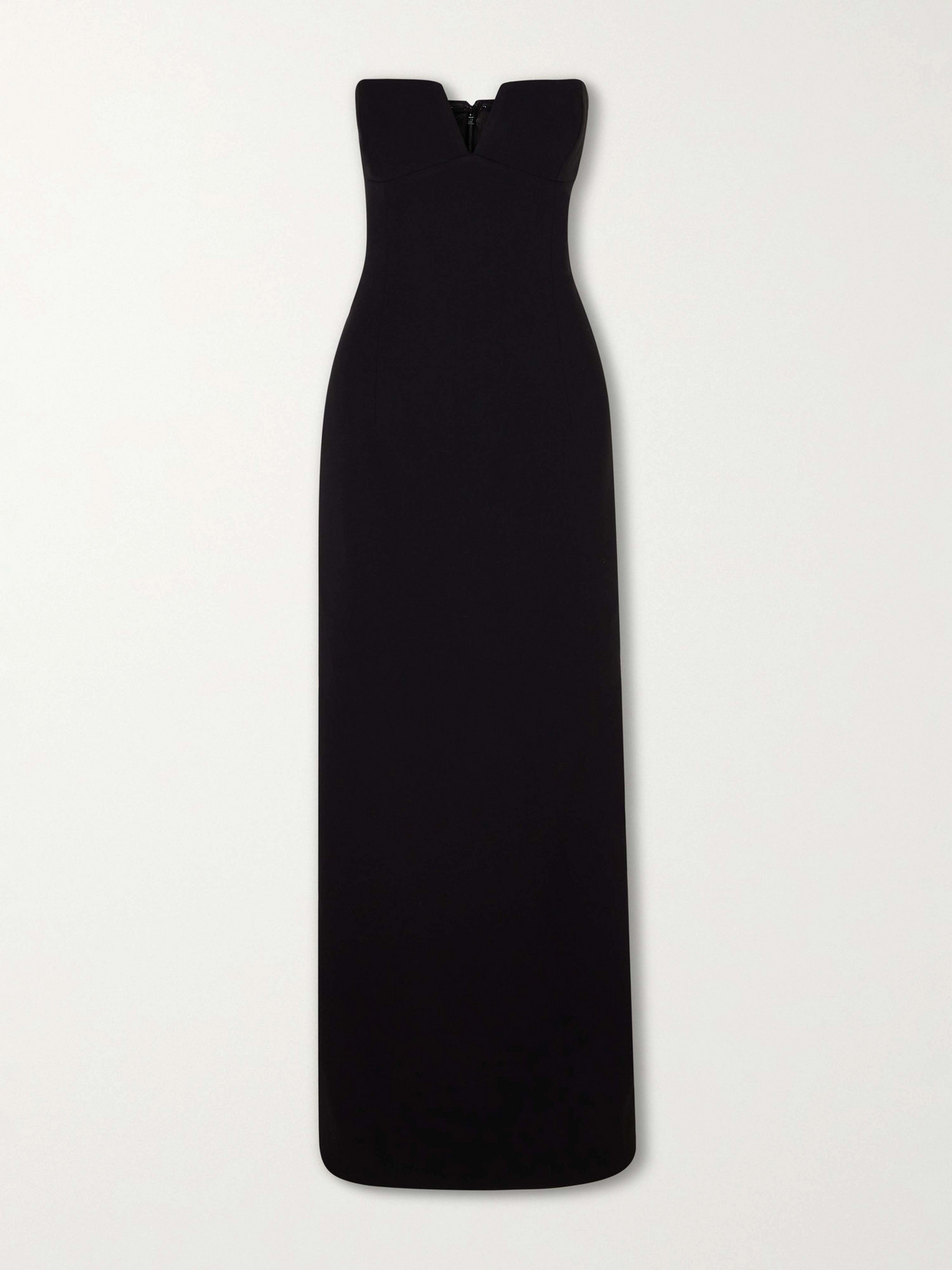The New Arrivals Ilkyaz Ozel Ecliptica Strapless Gown In Black