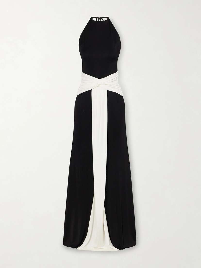 The New Arrivals Ilkyaz Ozel Euphorie In Raven Jersey Dress