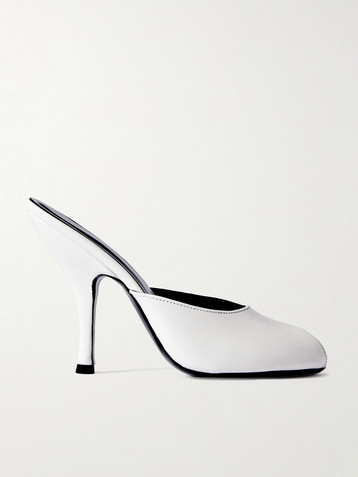 Jude Date cutout leather mules