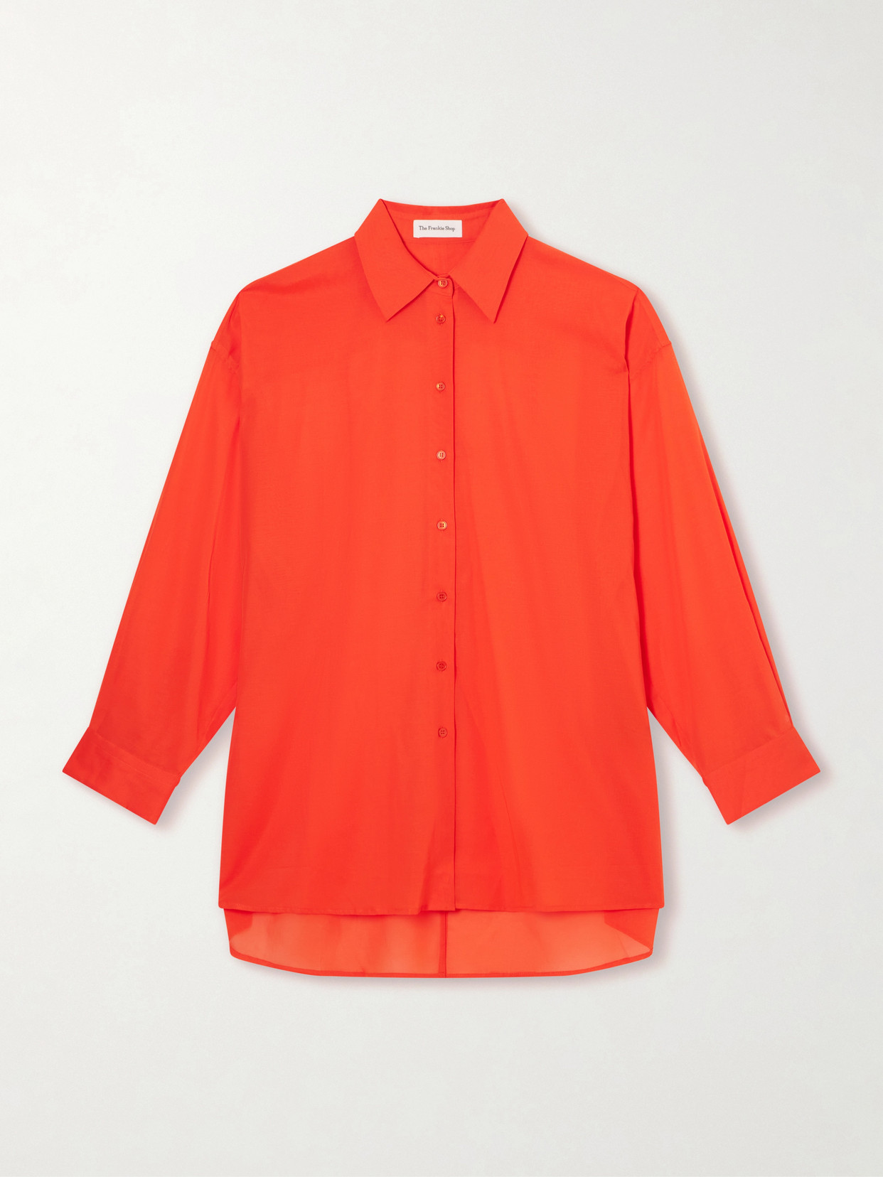 Melia Open-Back Cotton Shirt