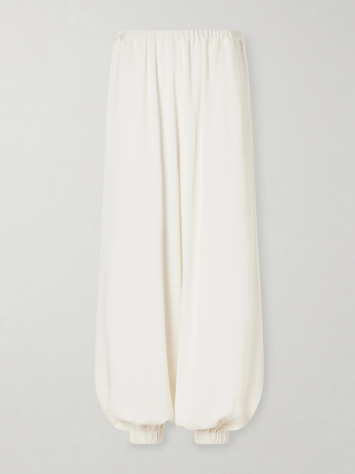 The Frankie Shop Isola Jersey Balloon Pants In White