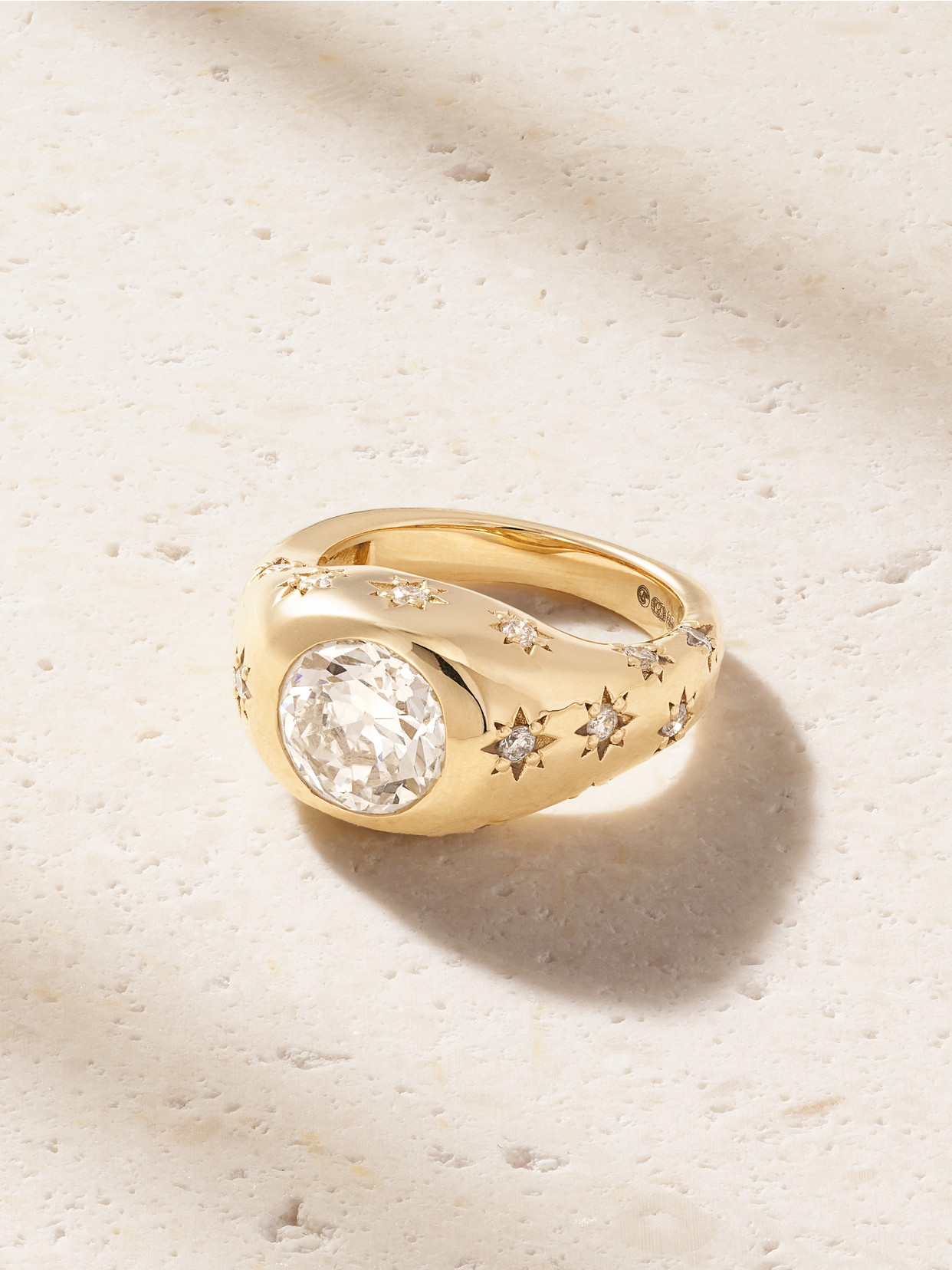 Marlo Laz Disco 14-karat Gold Diamond Ring