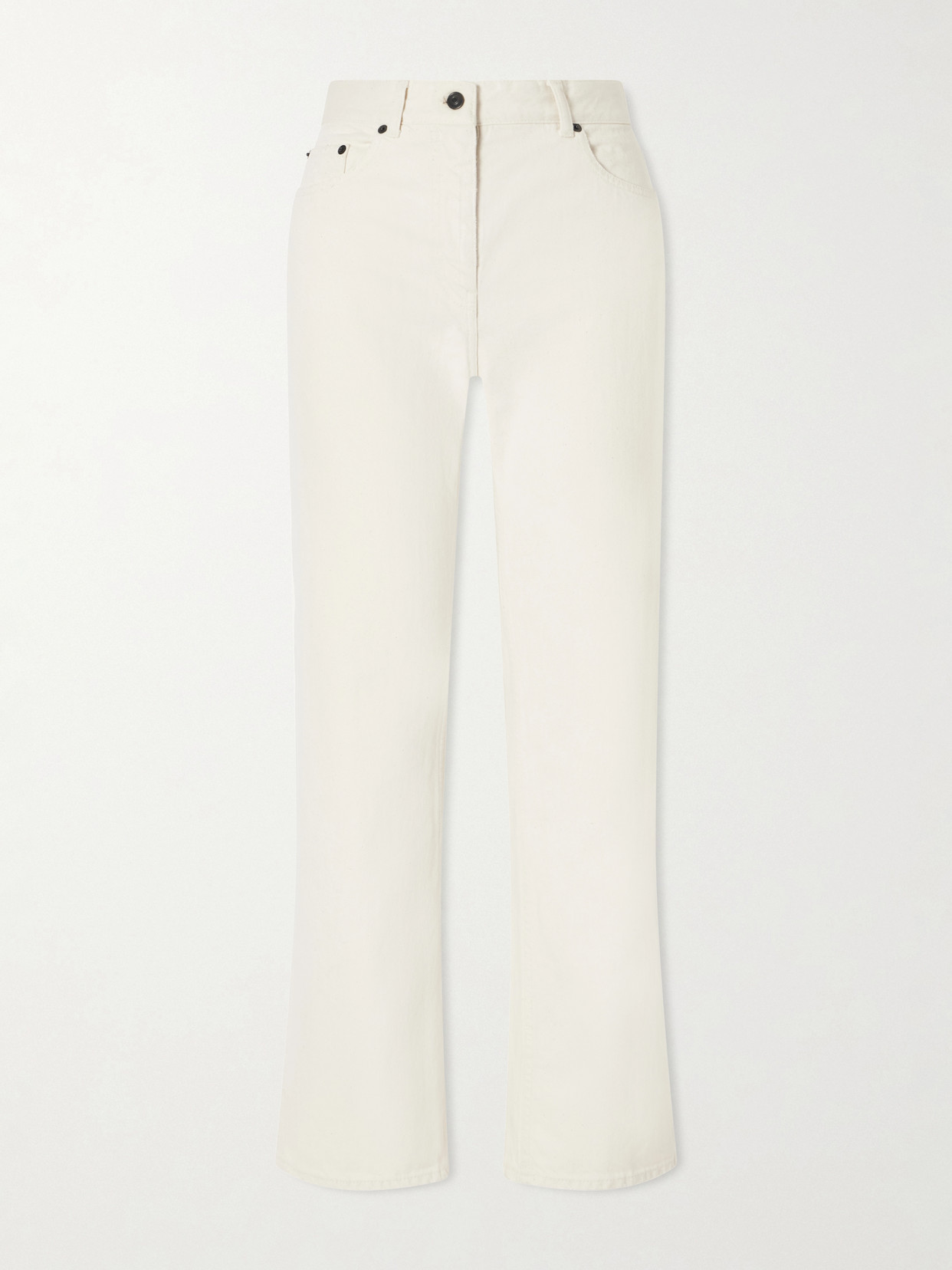 Fargo Mid-Rise Straight-Leg Jeans