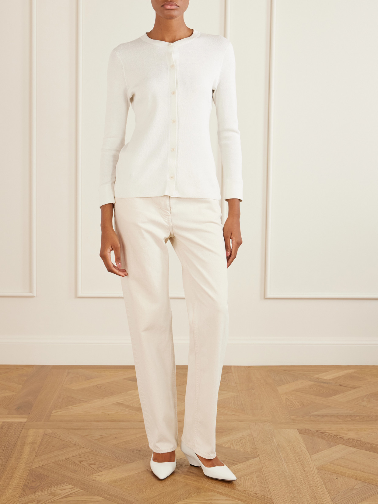 Fargo Mid-Rise Straight-Leg Jeans