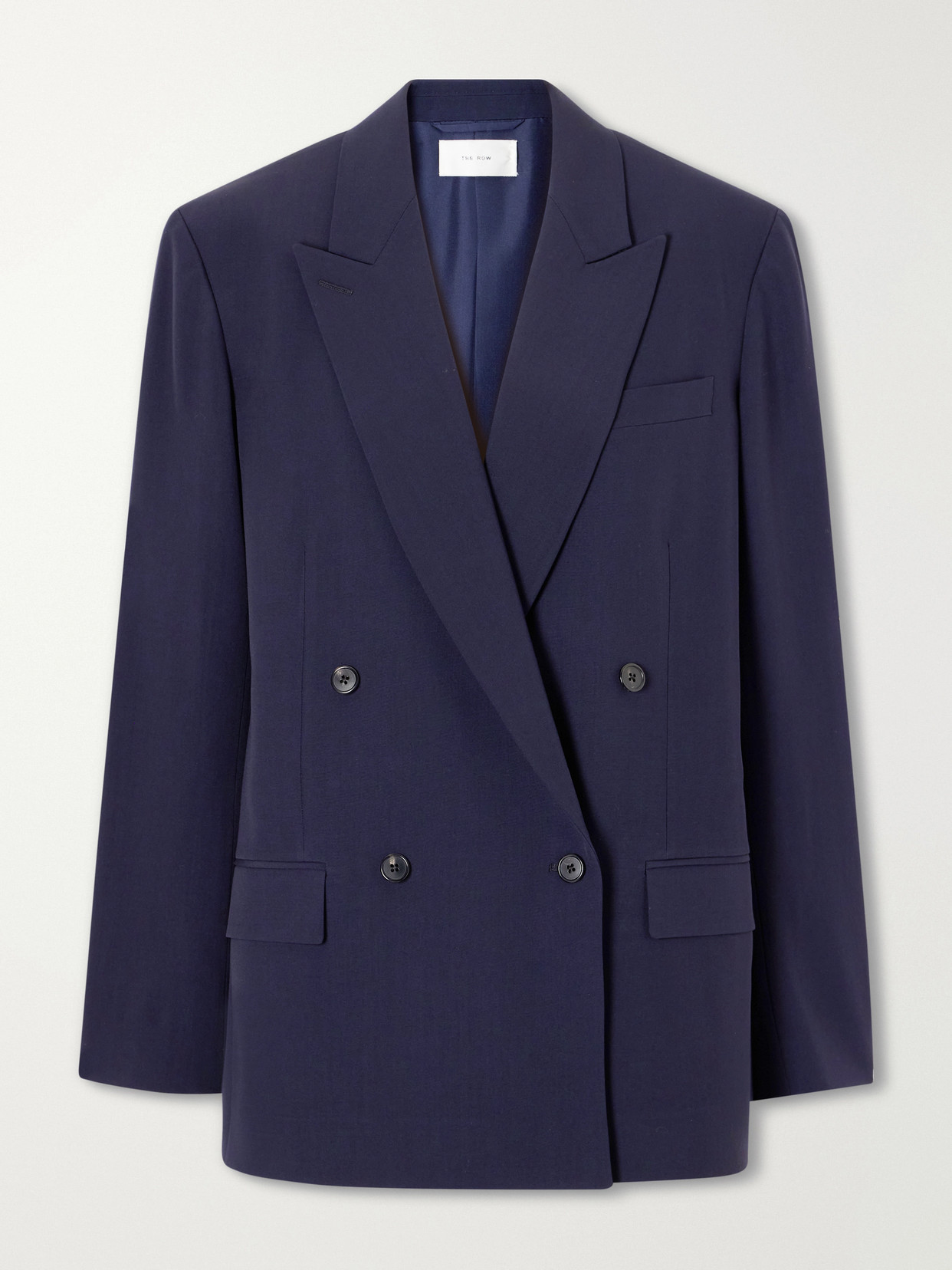 The Row - Paden Double-breasted Wool Blazer - Blue