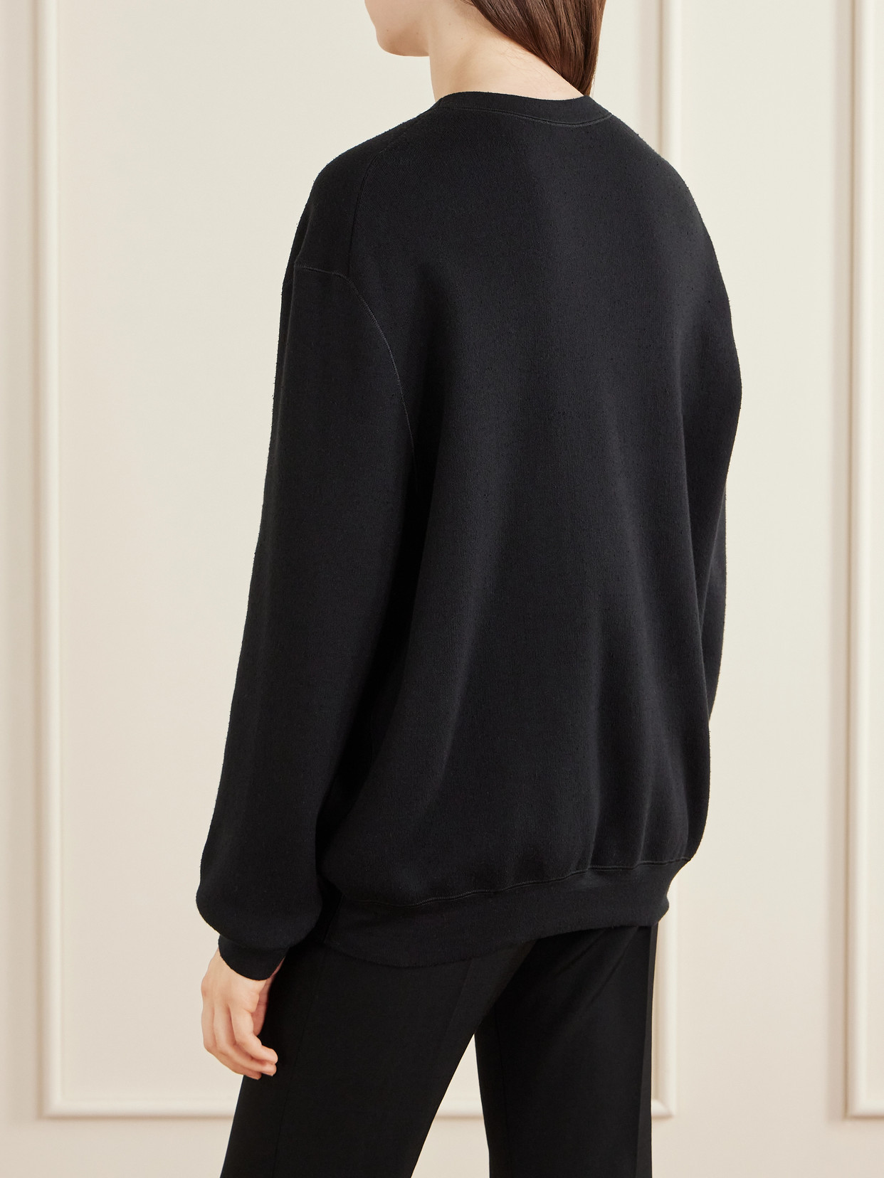 Ottilie Silk And Cotton-Blend Sweatshirt