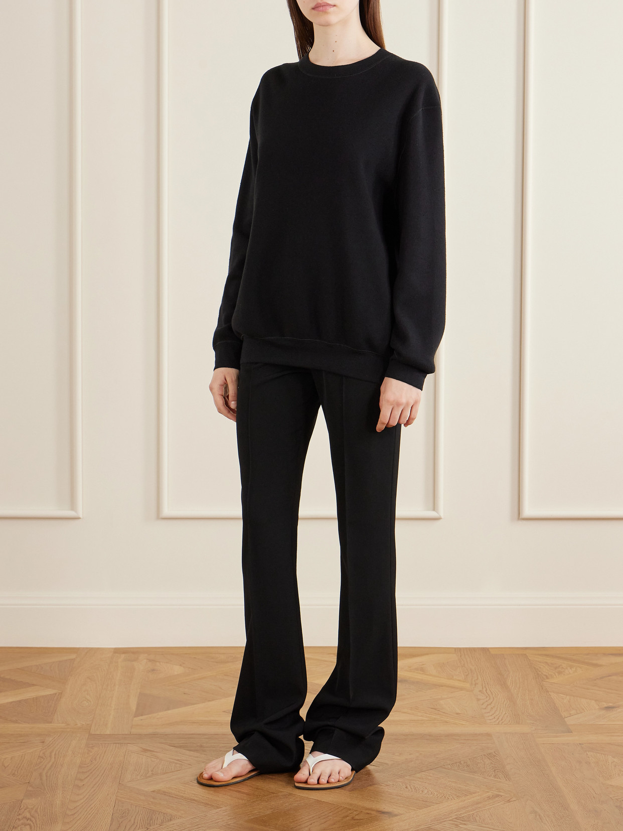 Ottilie Silk And Cotton-Blend Sweatshirt