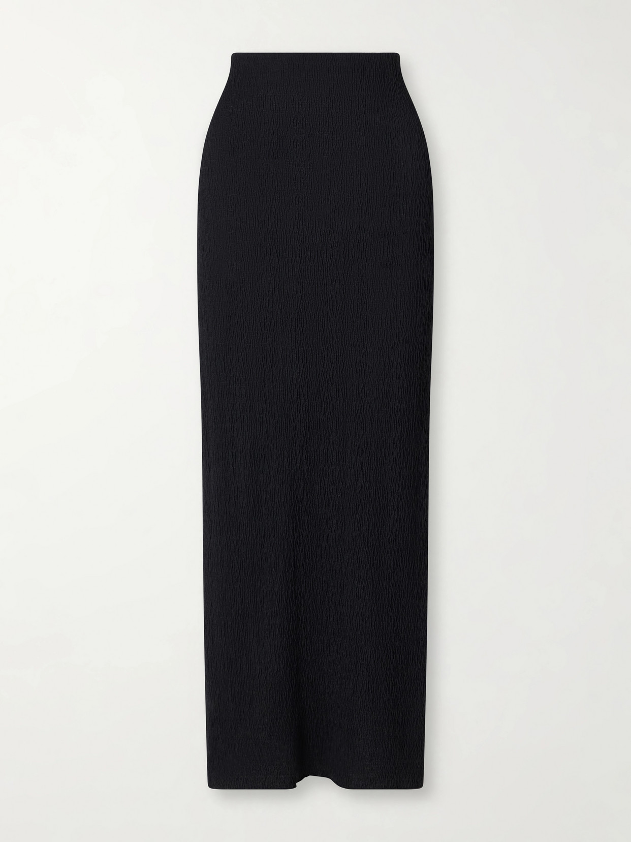 The Row - Oboe Silk Plissé Maxi Skirt - Black