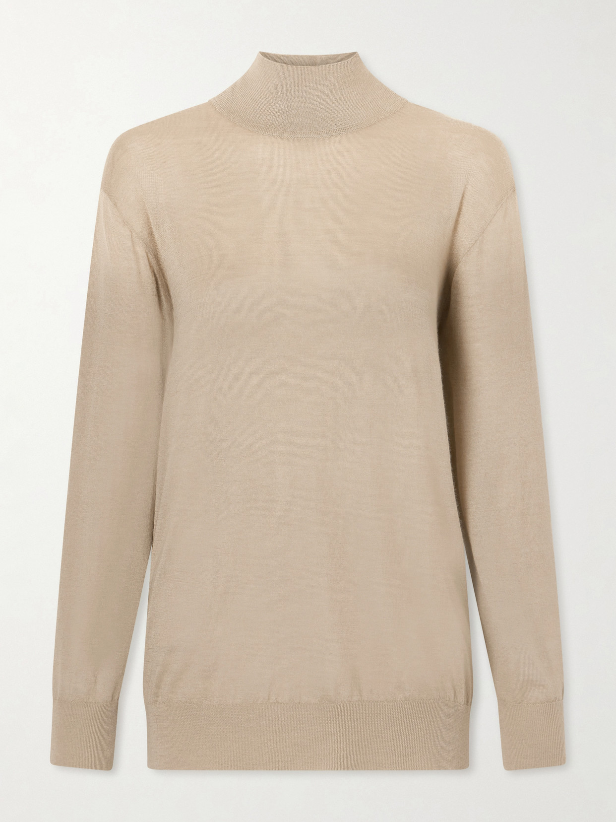Orly Cashmere And Silk-Blend Turtleneck Sweater