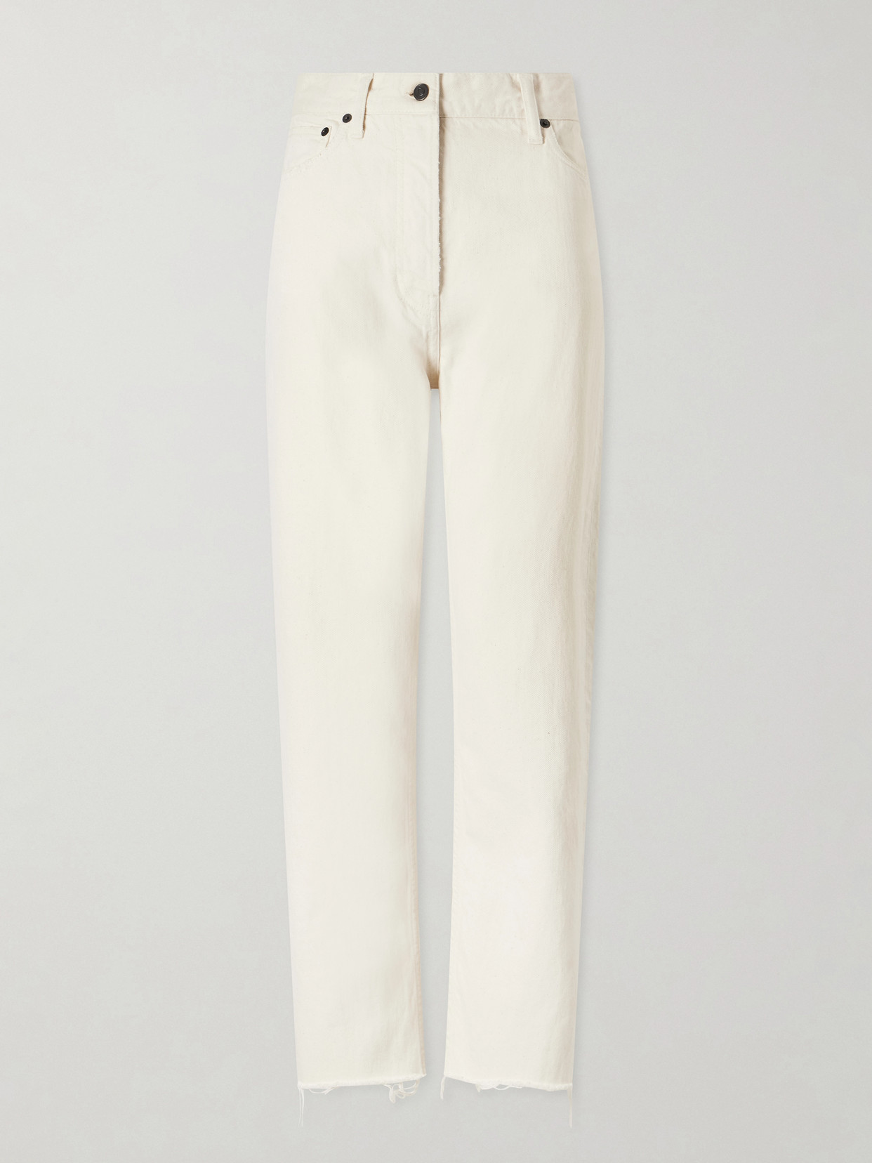 Fortino Mid-Rise Straight-Leg Jeans
