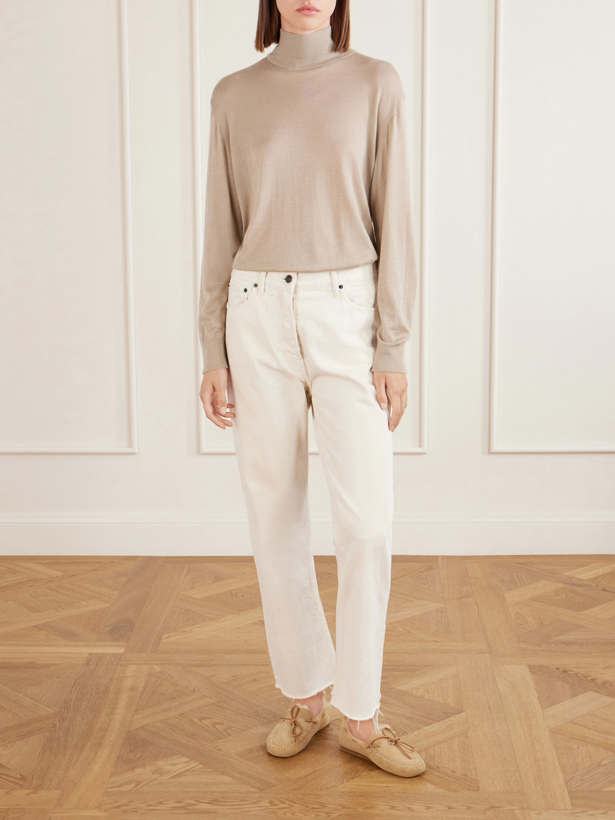 Fortino Mid-Rise Straight-Leg Jeans