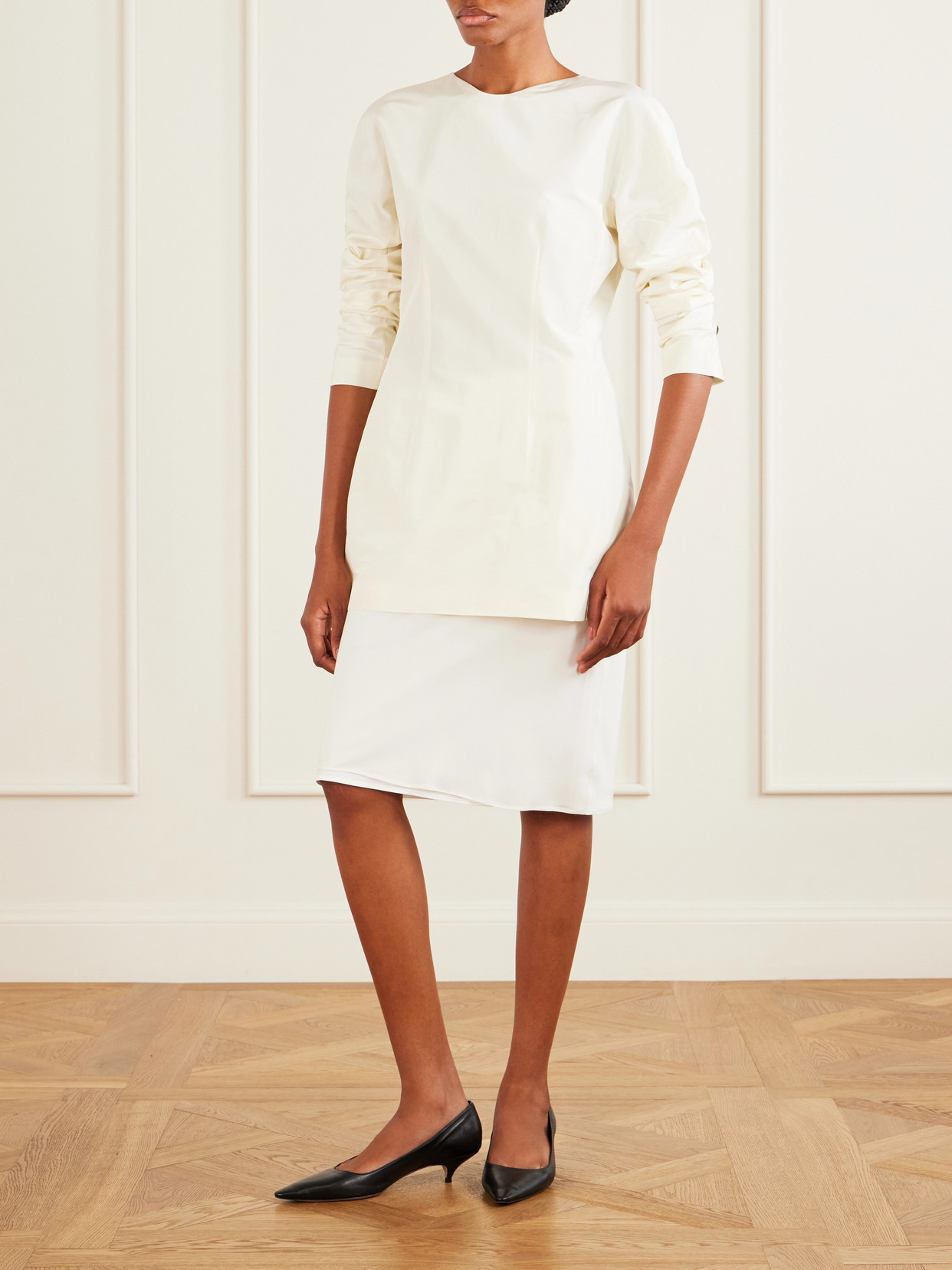 Elione Cotton And Blouse