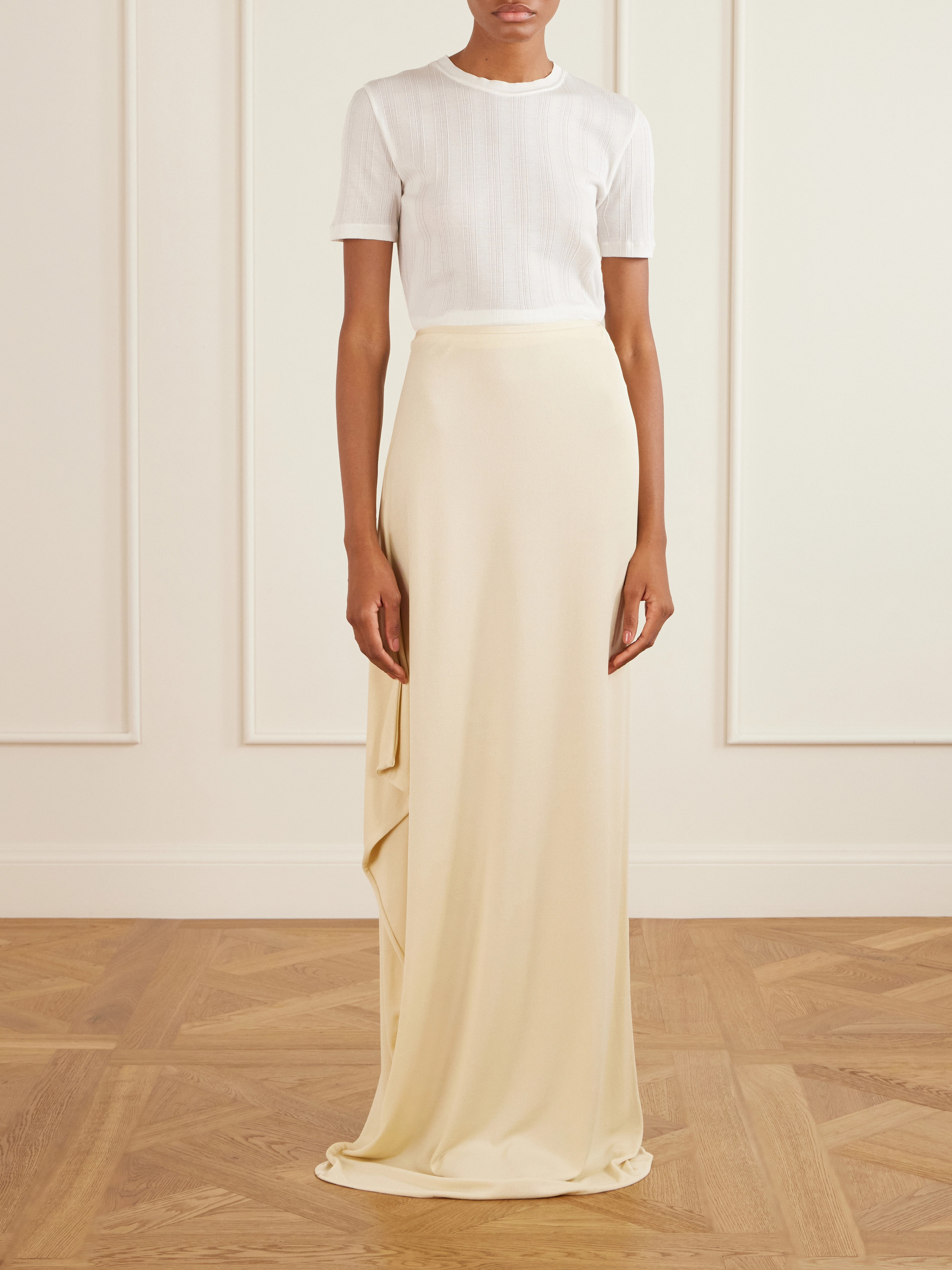 The Row - Dione satin maxi skirt | Plush