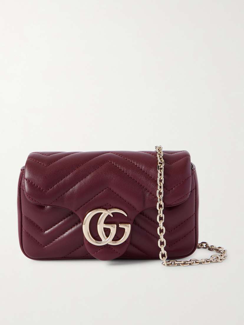Gucci Gg Marmont Mini Matelassé Leather Shoulder Bag