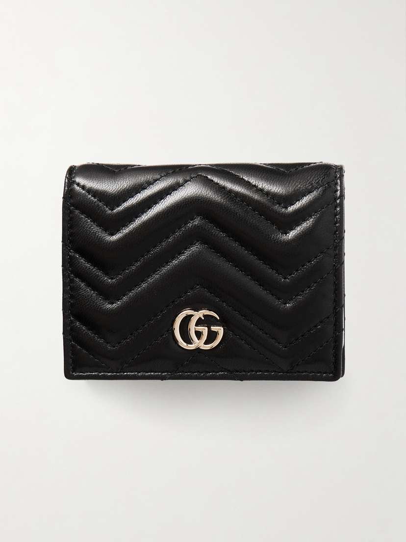 Gucci Gg Marmont Small Quilted Leather Wallet