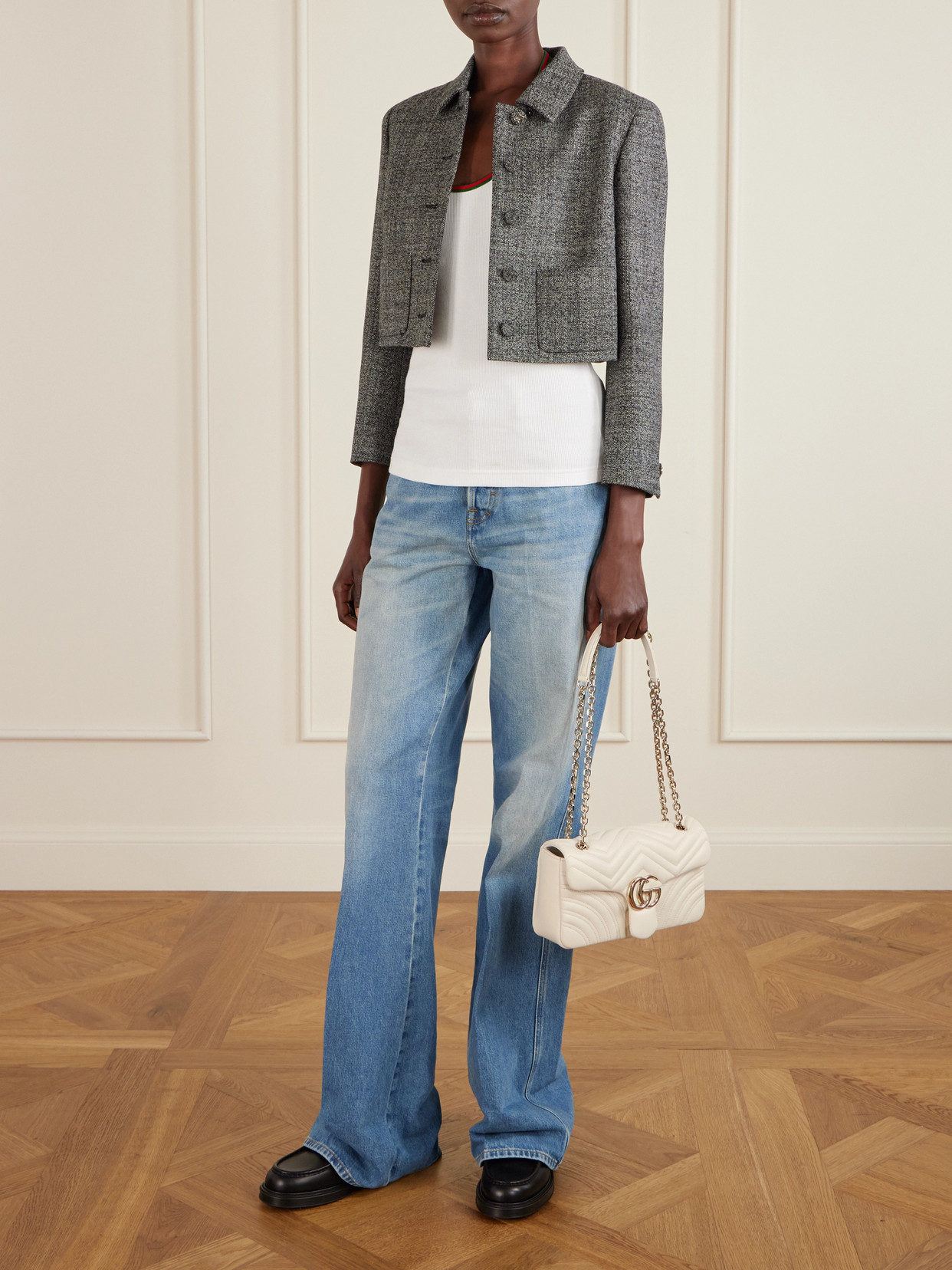 GG Marmont Quilted Shoulder Bag