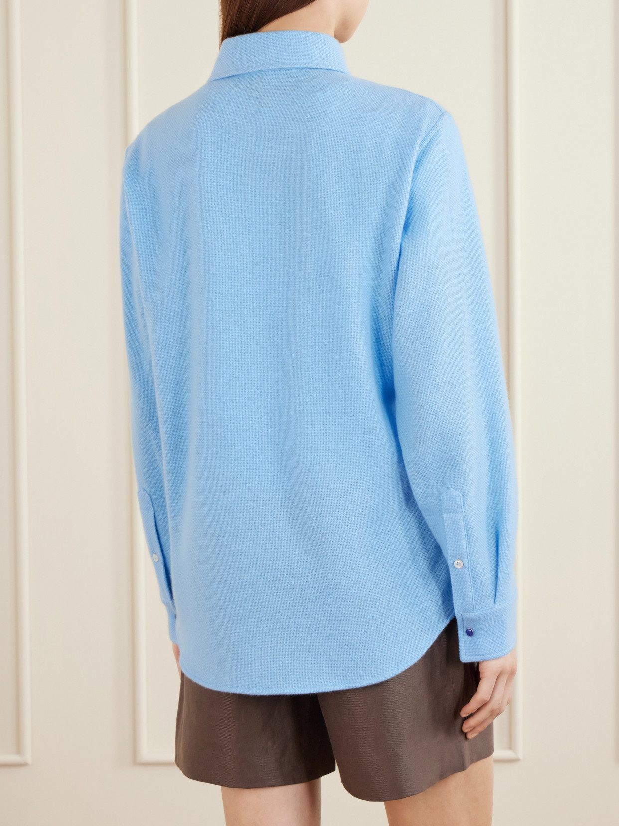 Blue Lagoon Cashmere Shirt
