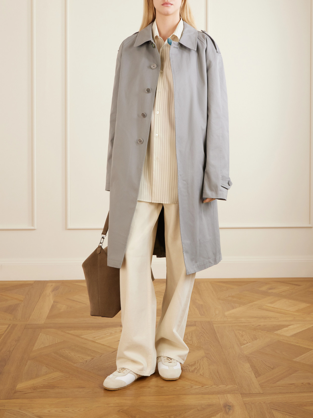 Silver Runestone Cotton Coat