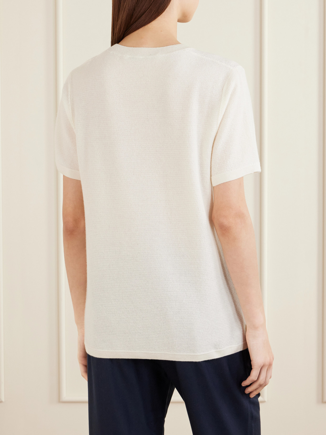 Signature Knitted Cashmere T-Shirt