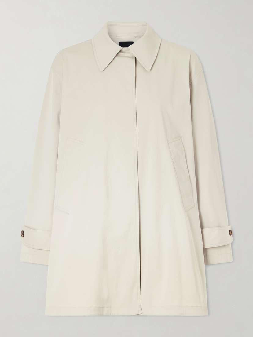 Theory Cotton-blend Gabardine Trench Coat