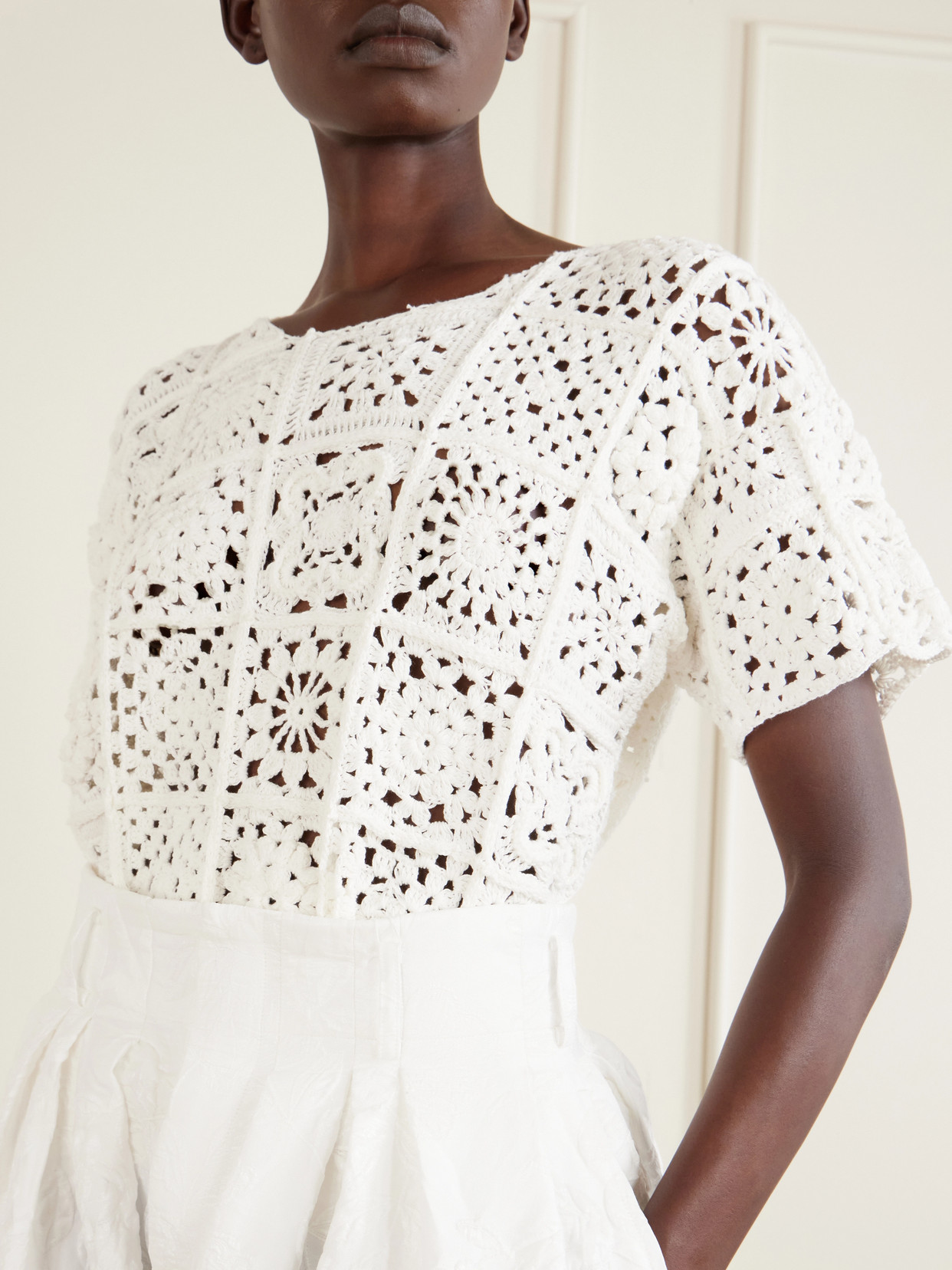 Comme Des Garçons - Crocheted Cotton Top