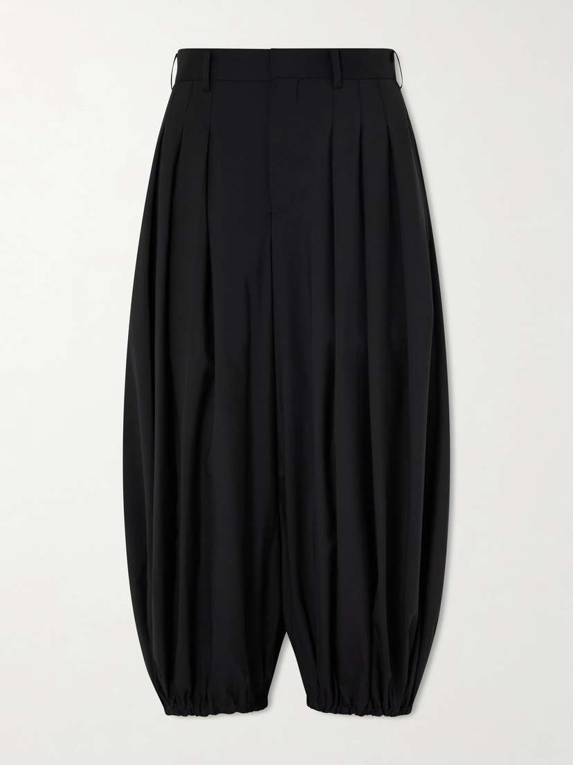 Comme des Garçons Wool Wide-leg Tapered Pants