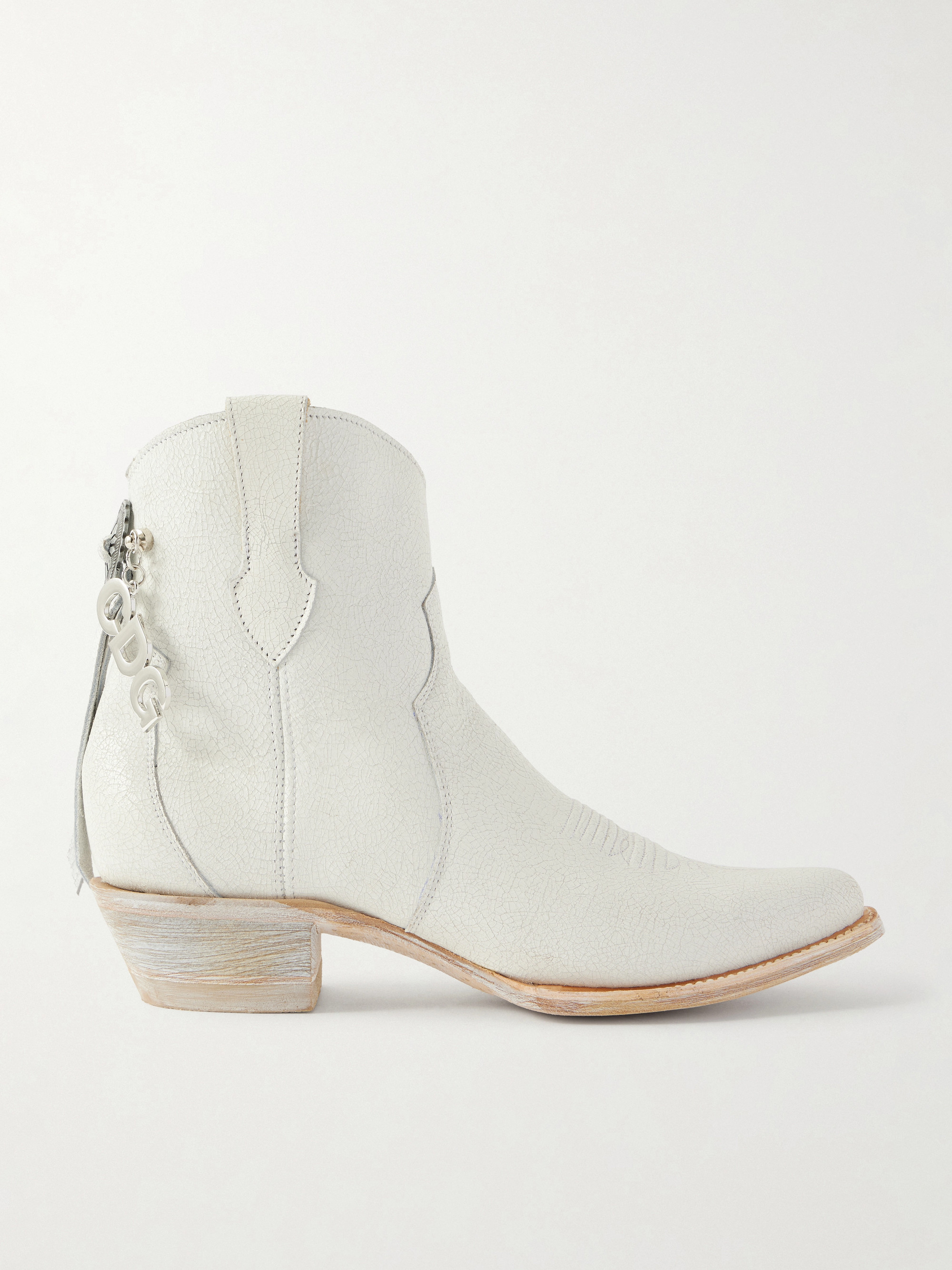COMME DES GARÇONS - X Mexicana cracked-leather boots | Plush