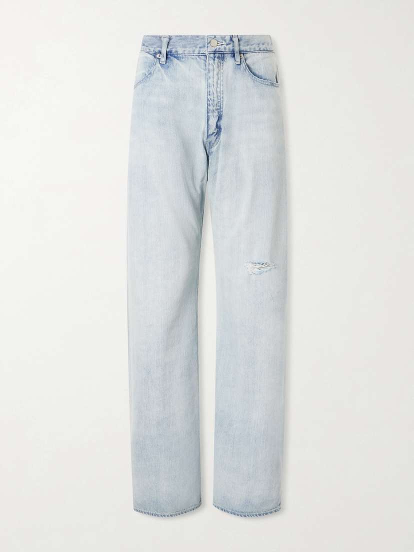 Auralee Distressed Wide-leg Jeans | Thumbnail 7 Auralee Distressed Wide-leg Jeans | Thumbnail 7