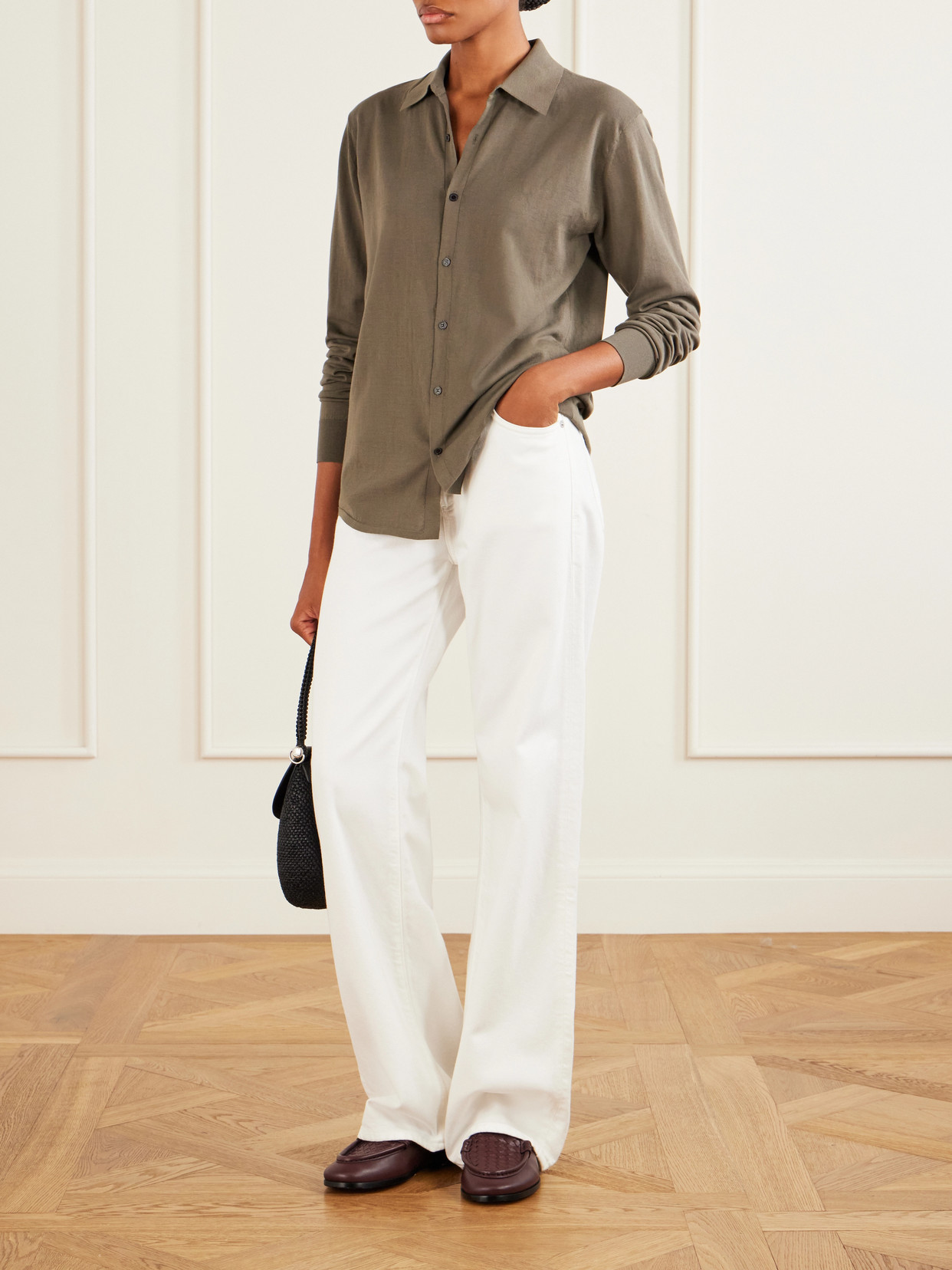 Giza Fine Knit Cotton Shirt