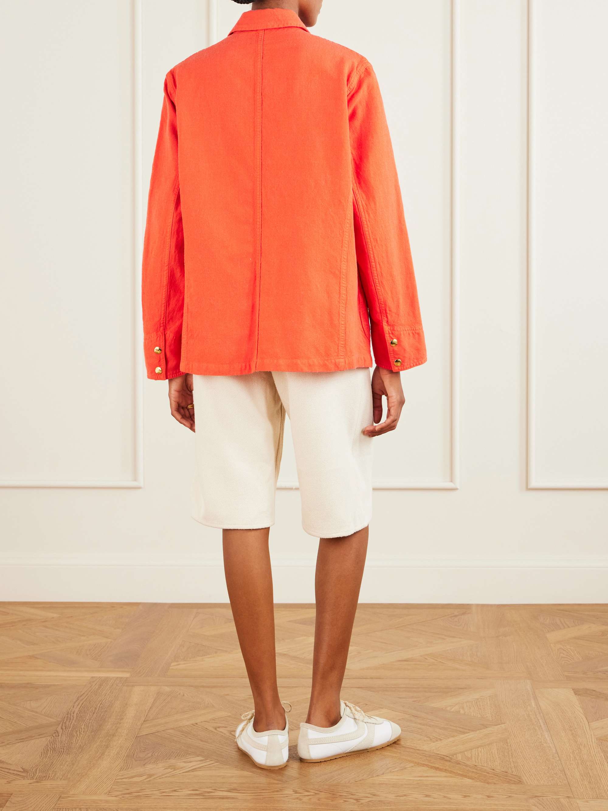 ジャケット・アウター AURALEE 18SS LINEN GABARDINE JACKET 5 AURALEE Wool, cotton and linen-blend jacket | NET-A-PORTER