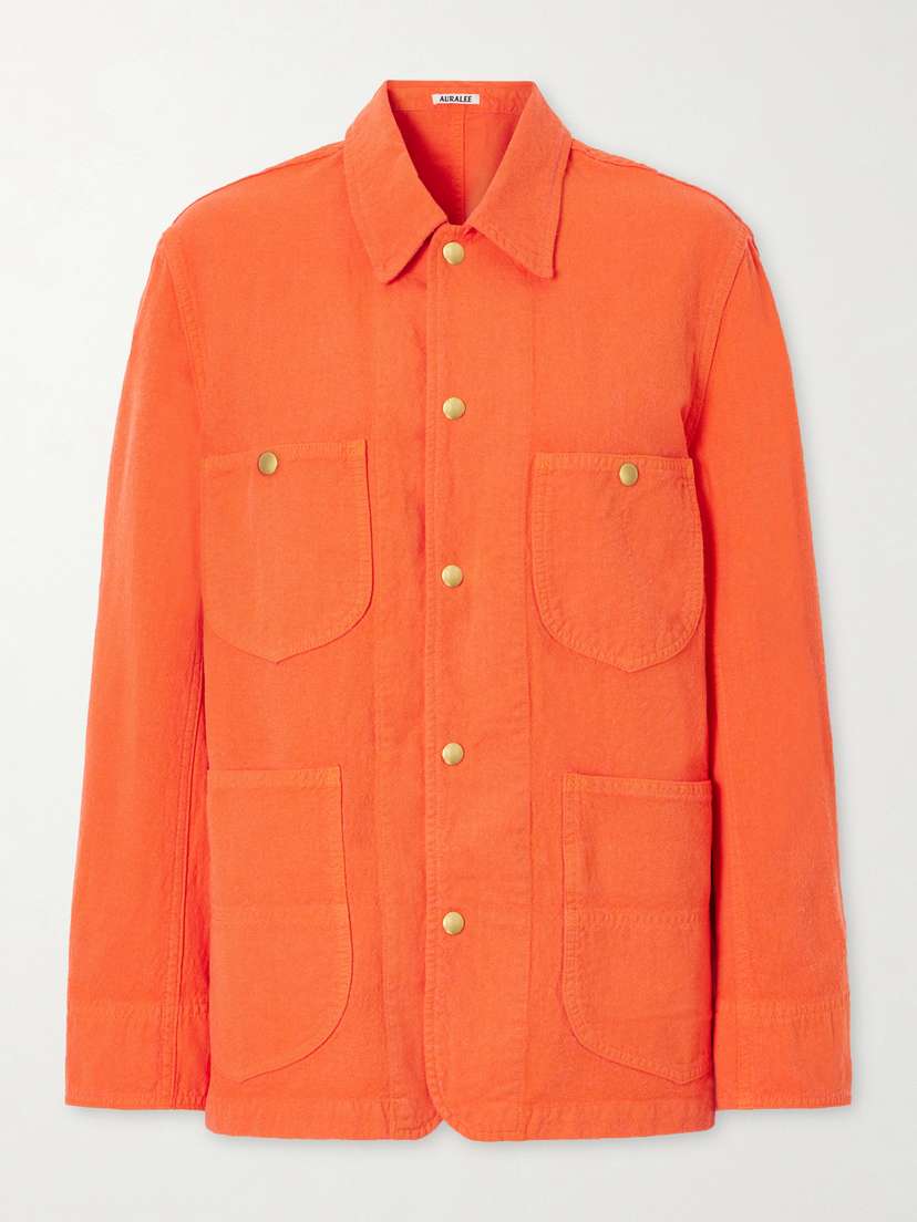 Auralee Wool, Cotton And Linen-blend Jacket | Thumbnail 7 Auralee Wool, Cotton And Linen-blend Jacket | Thumbnail 7