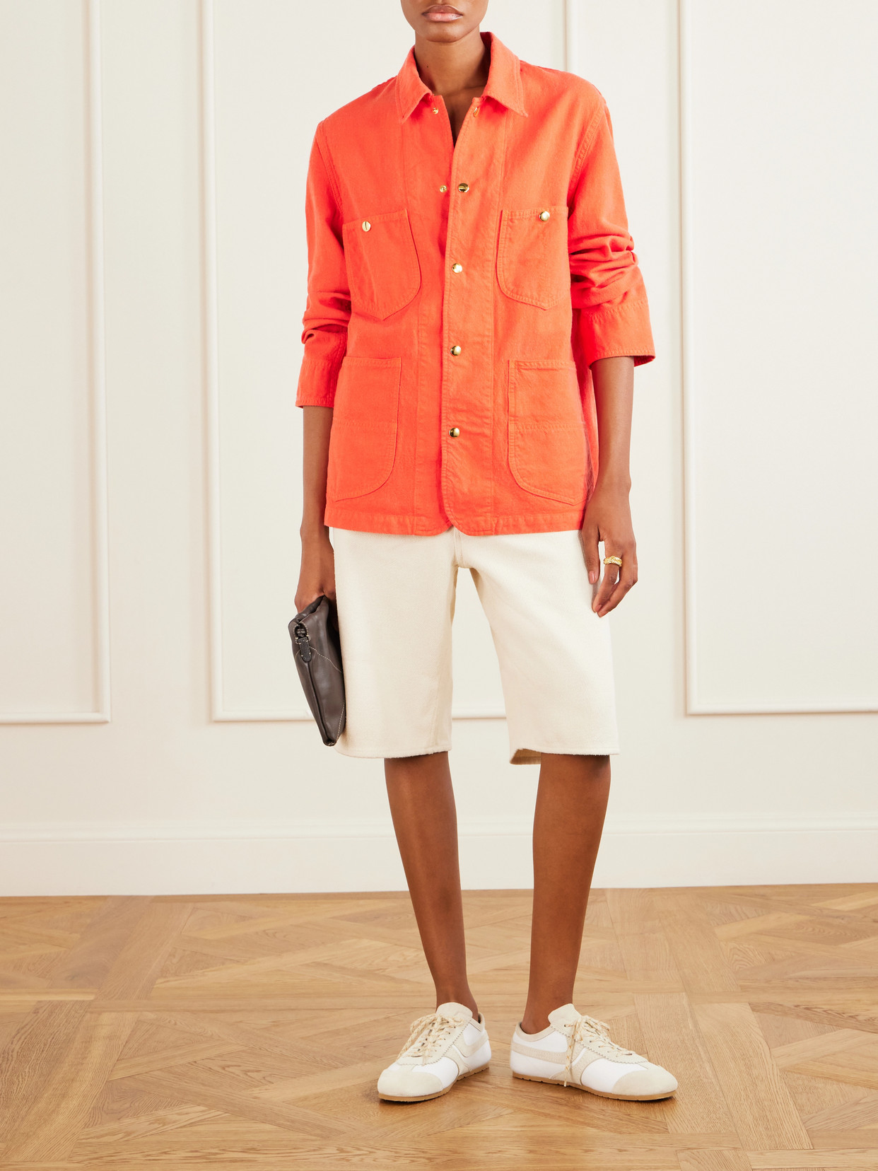Wool, Cotton And Linen-Blend Jacket
