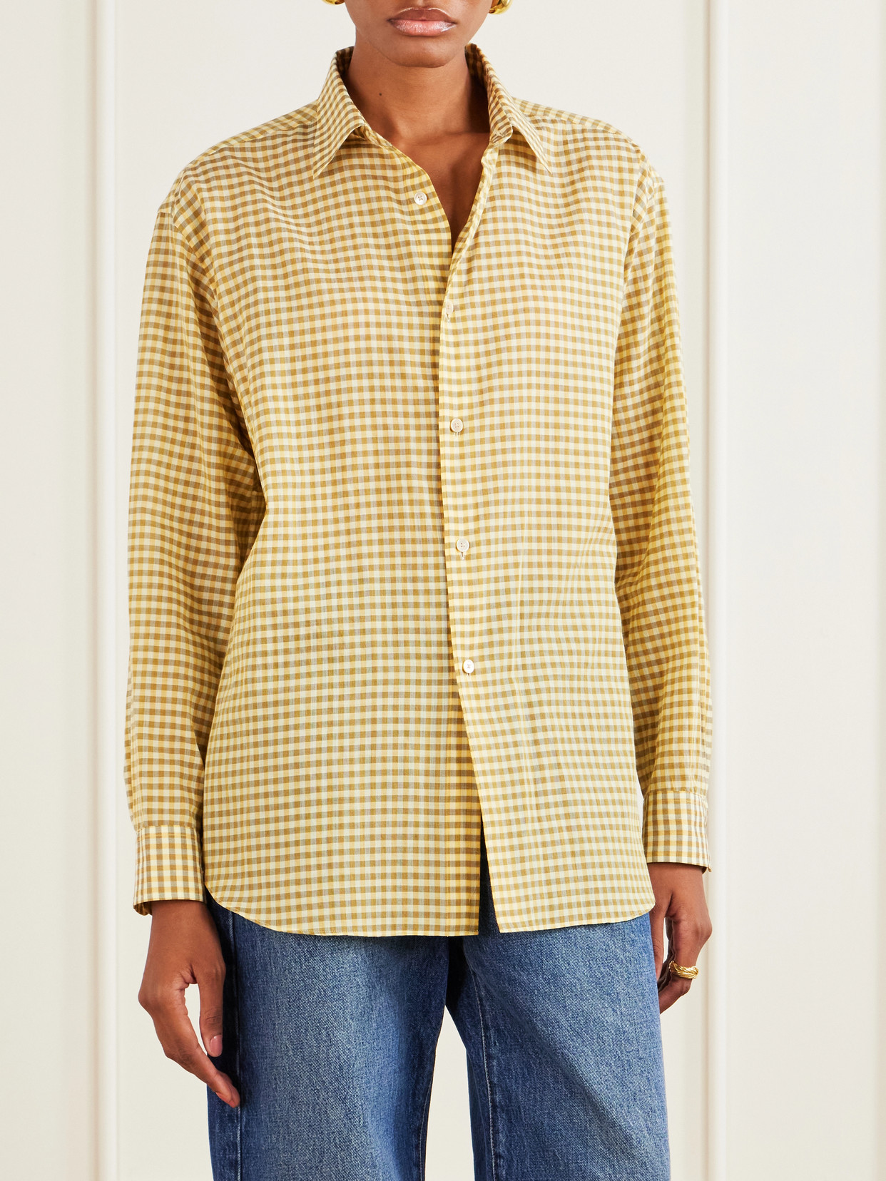 Check Cotton Shirt