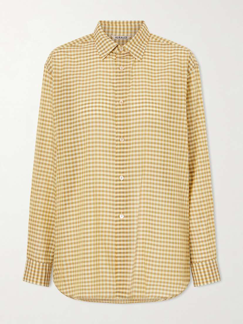 Auralee Check Cotton Shirt | Thumbnail 6