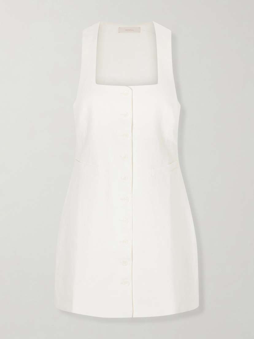Faithfull Jacques Linen Mini Dress