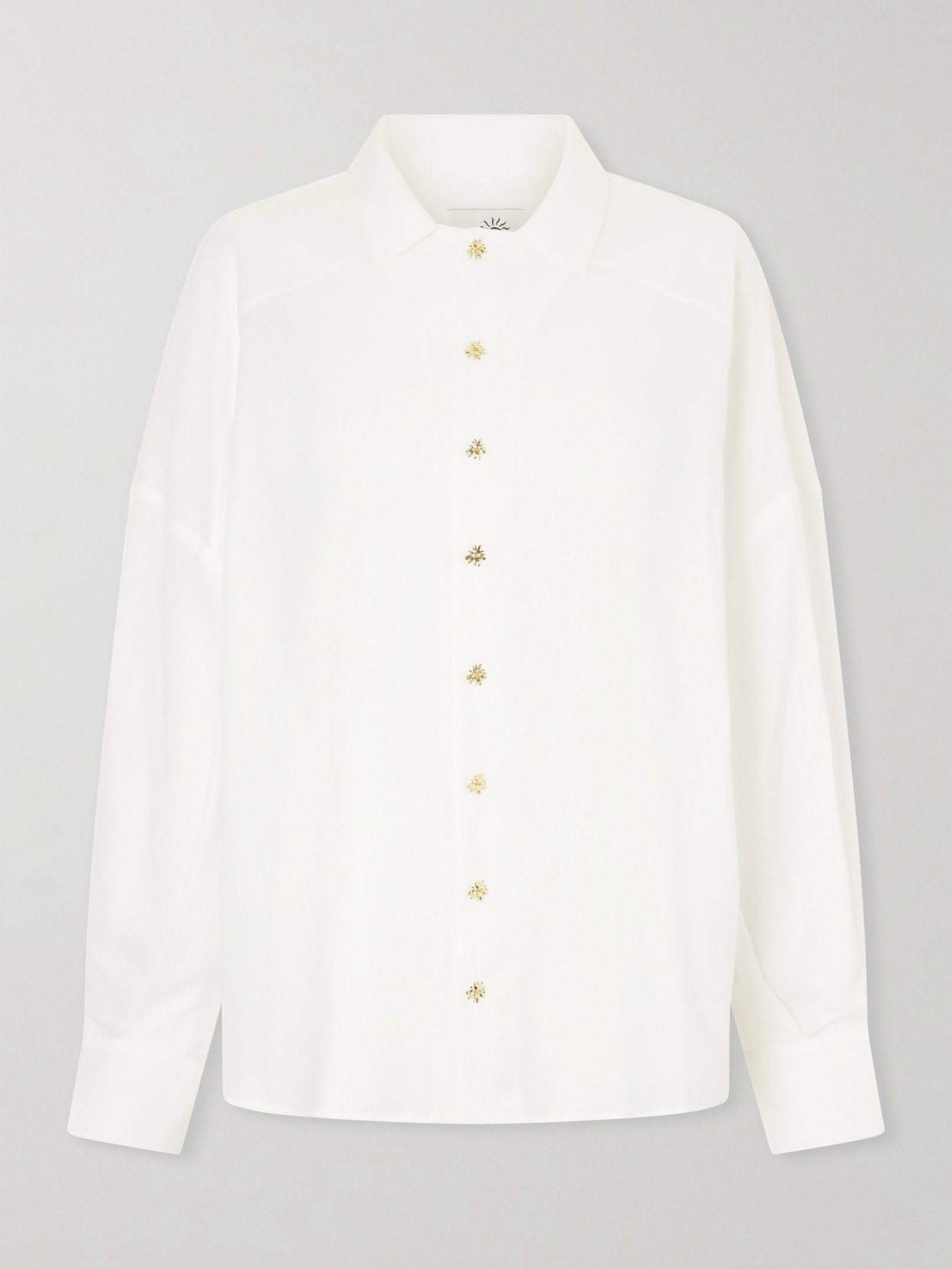 Donde Esteban Lanzarote Cotton-voile Shirt In White