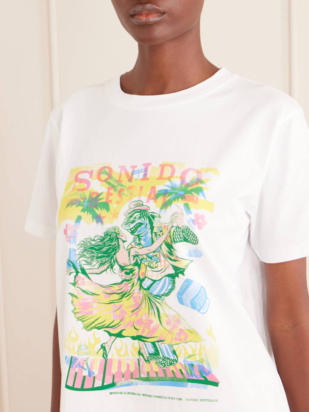 Sonido Bestial Printed Cotton-Jersey T-Shirt