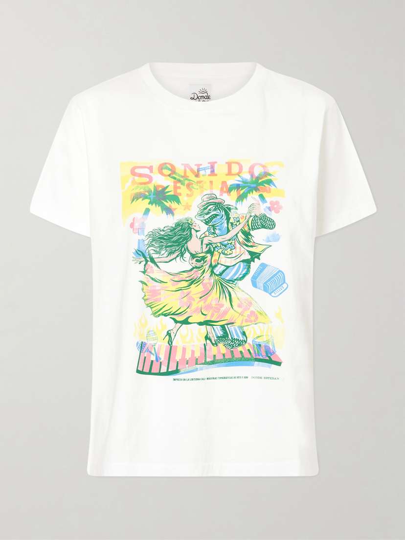 Donde Esteban Sonido Bestial Printed Cotton-jersey T-shirt | Thumbnail 5 Donde Esteban Sonido Bestial Printed Cotton-jersey T-shirt | Thumbnail 5